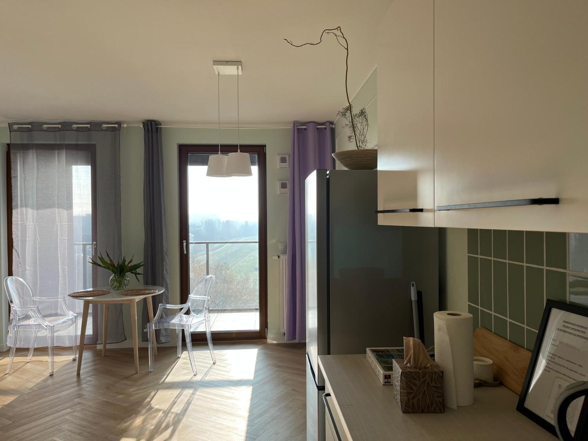 Warsaw Airport Wyscigi - City And Green View Apartment With Underground Garage Exterior photo