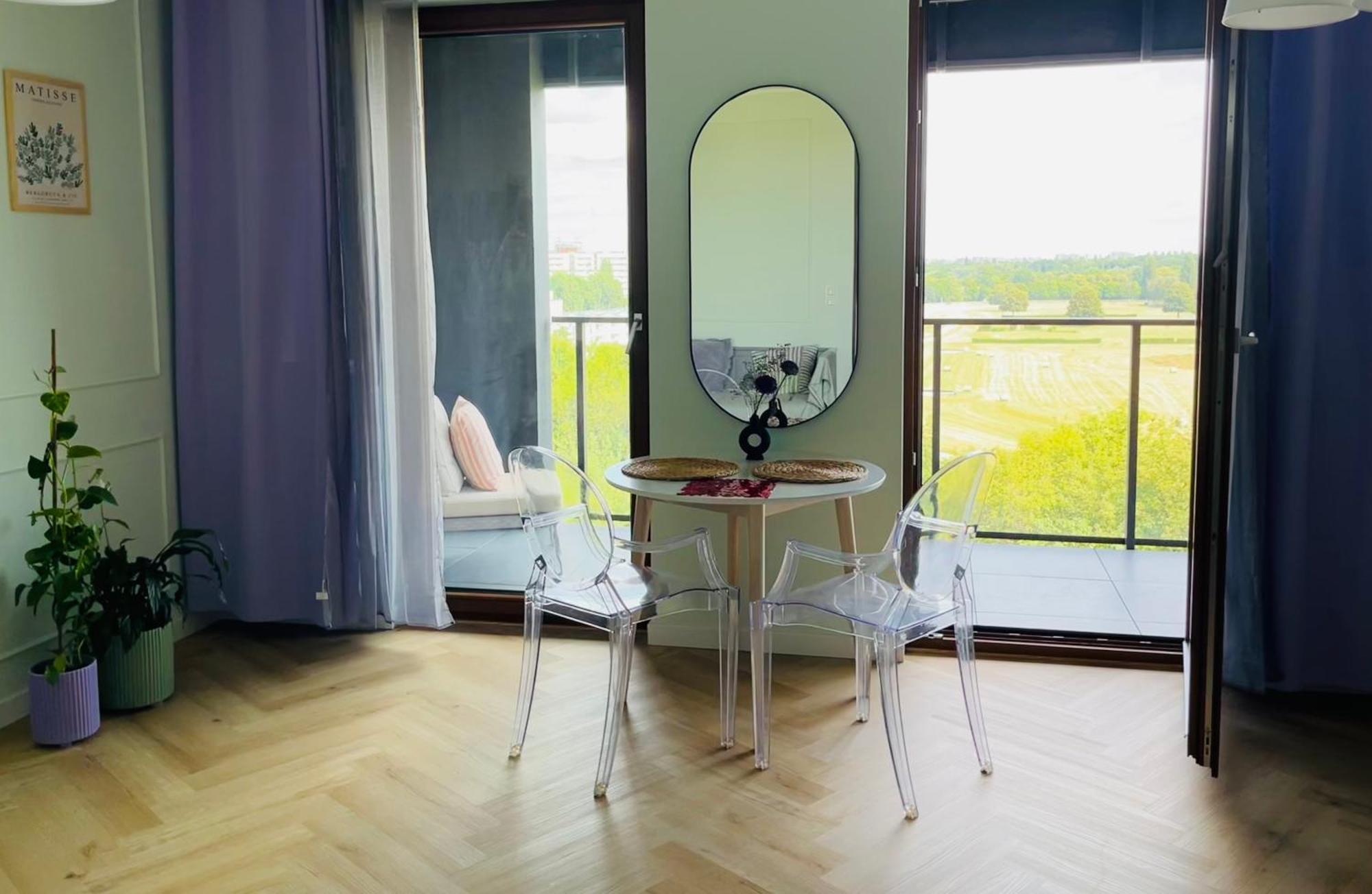 Warsaw Airport Wyscigi - City And Green View Apartment With Underground Garage Exterior photo